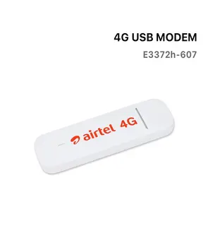 Airtel 150Mbps E3372 4G LTE Mobile WiFi Dongle USB Stick Wireless Modem Router Wifi Hotspot Sharing with SIM Card Slot