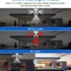 12MP 8X Zoom Four Lens WiFi Smart CCTV