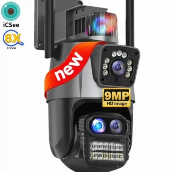 Wifi Outdoor Three Lens Dual Screen 8X Zoom