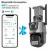 Wifi Outdoor Three Lens Dual Screen 8X Zoom