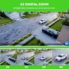 12MP PTZ WiFi CCTV Camera Three Lens