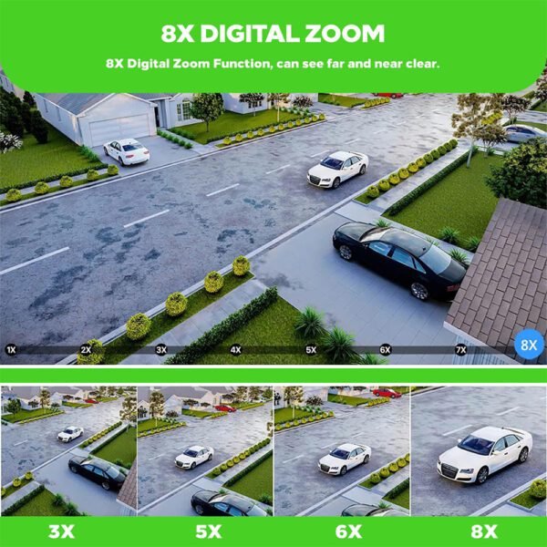 12MP PTZ WiFi CCTV Camera Three Lens