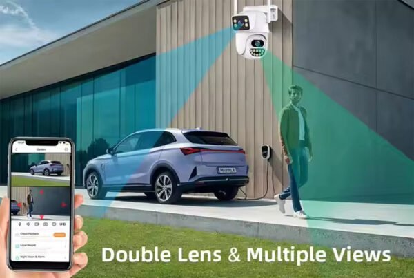 WiFi 6MP PTZ Outdoor CCTV Security 4K
