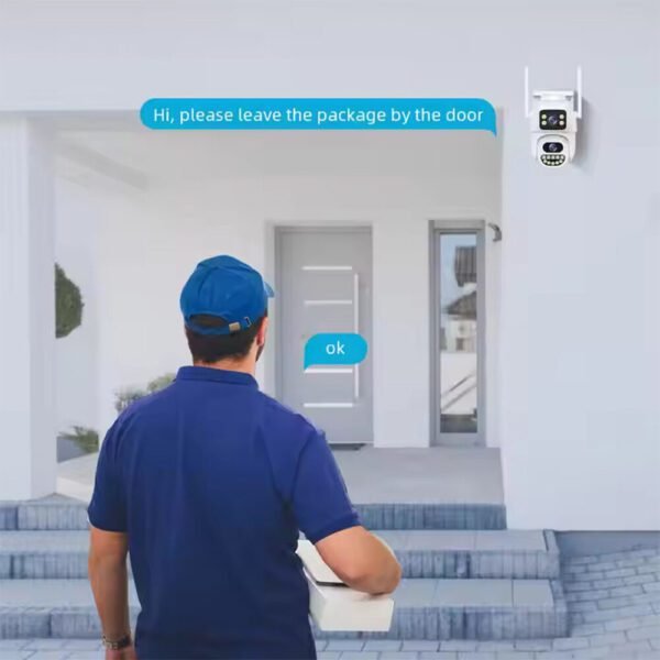 WiFi 6MP PTZ Outdoor CCTV Security 4K