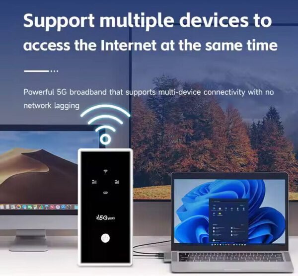 5G Wireless Mobile Hotspot Router 1000Mbps