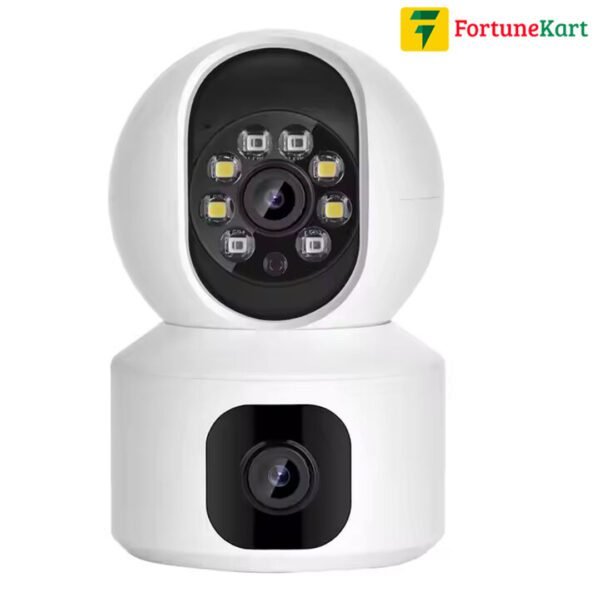 Dual Lens Indoor WiFi Security Camera 6MP