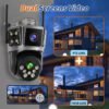 F Secure WiFi Camera Dual Lens PTZ 6MP Indoor Outdoor
