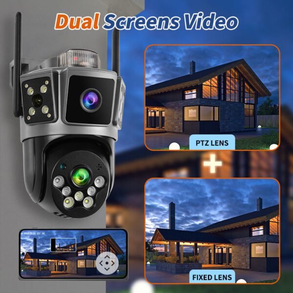 F Secure WiFi Camera Dual Lens PTZ 6MP Indoor Outdoor