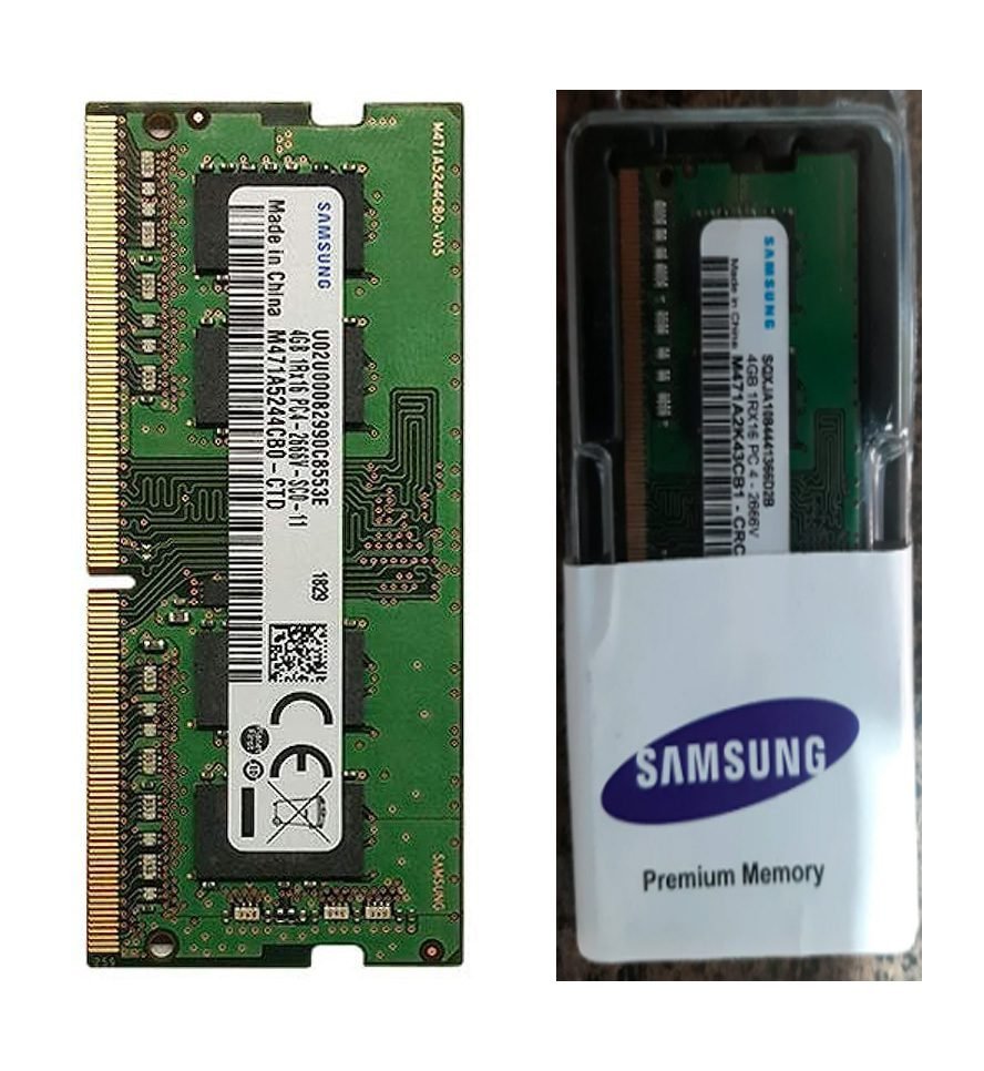 Samsung 4GB DDR4 Laptop RAM PC4-21300, 2666MHZ, 260 PIN