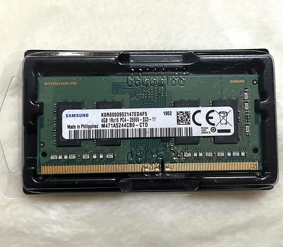 送料無料 DDR4 4GB × 10枚セット 2400 2666 SAMSUNG Samsung 4GB DDR4 Laptop RAM PC4-21300, 2666MHZ, 260 PIN