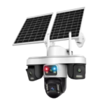 AOV Solar Camera 4G SIM Card 4 Lens 2 Panel 16MP