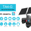AOV Solar Camera 4G SIM Card 4 Lens 2 Panel 16MP